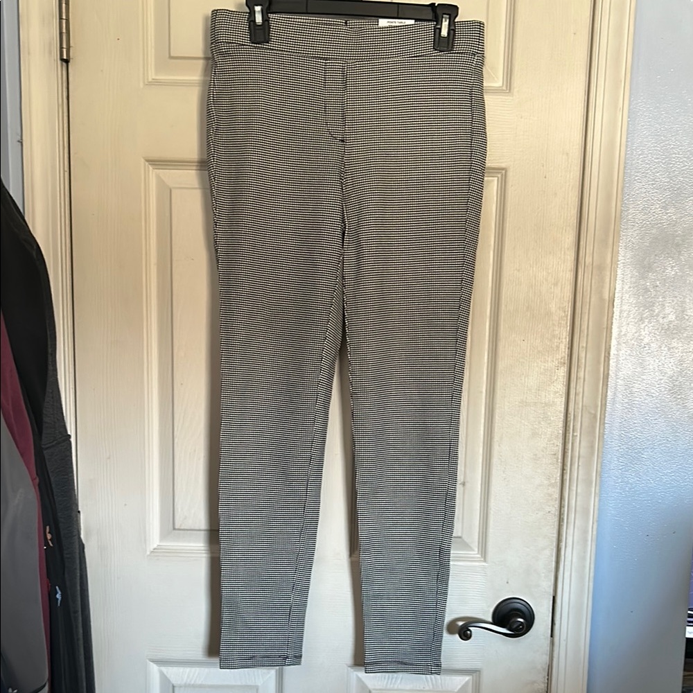 Style & Co. Monochrome Checkered Skinny Pants